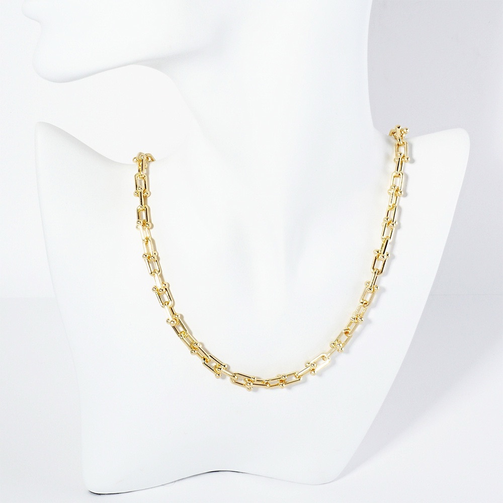 Gold Dipped Hardware Chain Necklace